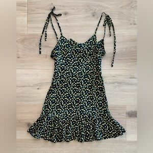Wild Fable Black Lemon Dress Size S